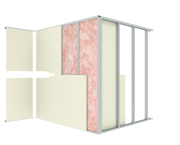 Internal steel framed partition walls - Stud Wall Framing System