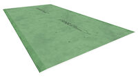 Zelena NIDA HydroFlam gips-kartonska ploča debljine 12.5 mm je otporna na vatru i poseduje nizak stepen apsorpcije vlage.