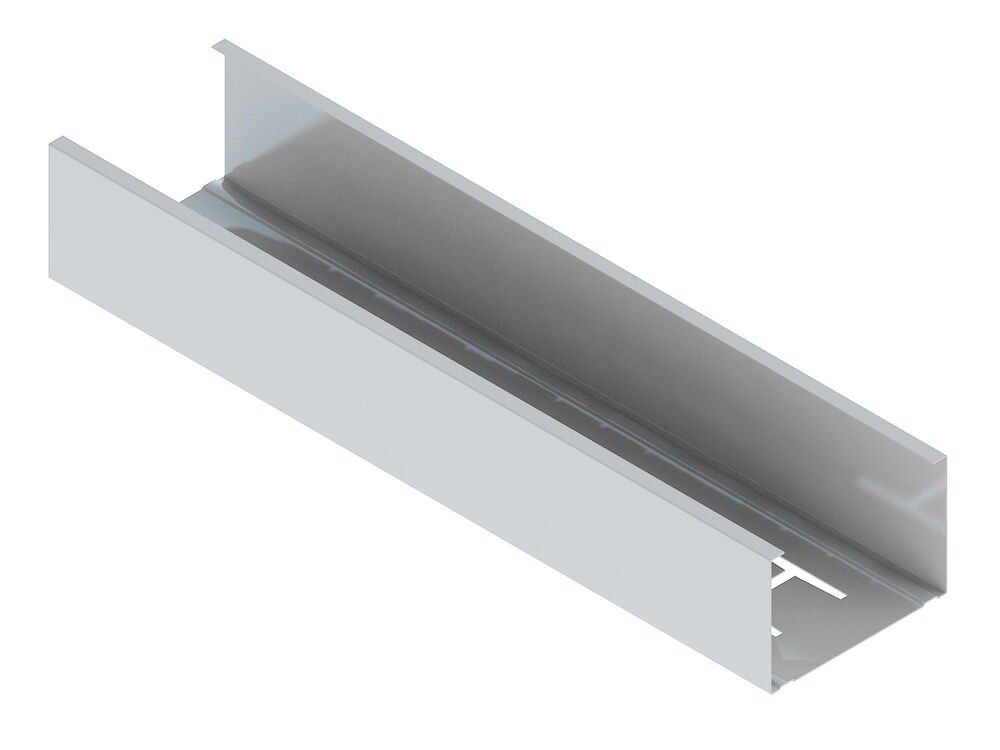 NIDA Metal CW75 zidni profil se pravi od pocinkovanog čeličnog lima i koristi se kao vertikalni nosač zidova ili obloga.