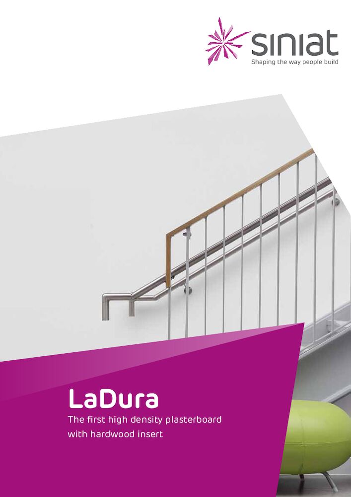 LaDura - The first high density plasterboard with hardwood insert